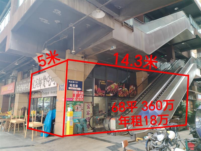 高新区转角铺19米大开间，全业态，3公里内唯一餐饮消费区